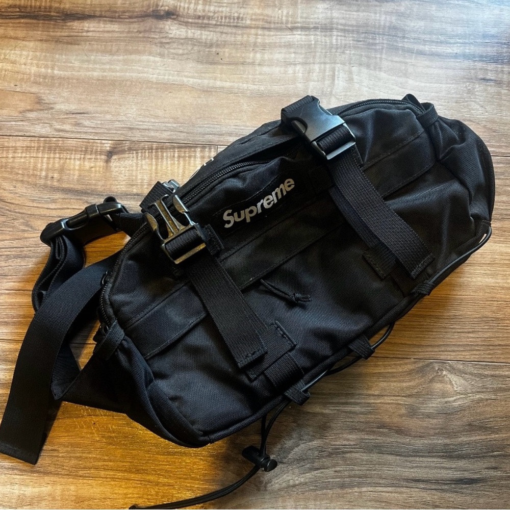 Supreme Black Waist Bag (FW19)